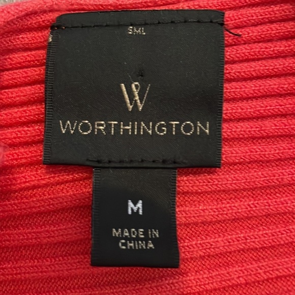 Worthington Long Sleeve Open Cardigan Asymmetrical M - Picture 10 of 13